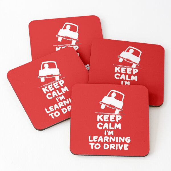 Item preview,  Keep Calm I'm Learning to drive, Learner Driver Gift, L Plate designed and sold by DesignHouse07.