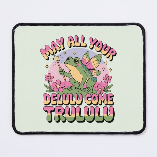 Item preview, May all your delulu come trululu fairy frog designed and sold by FatBirdie.