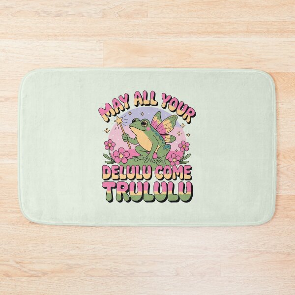 Item preview, May all your delulu come trululu fairy frog designed and sold by FatBirdie.