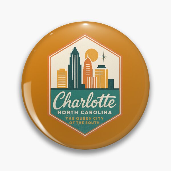 Item preview, Charlotte North Carolina  designed and sold by Broken Antler Designs .