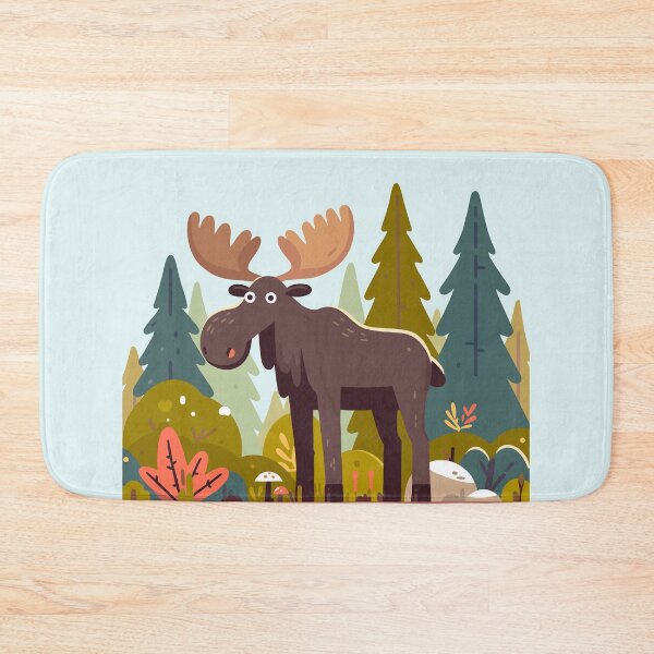 Item preview, Moose in the Woods designed and sold by Ghost on Toast.