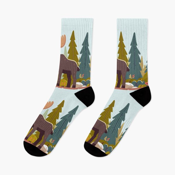 Item preview, Moose in the Woods designed and sold by Ghost on Toast.