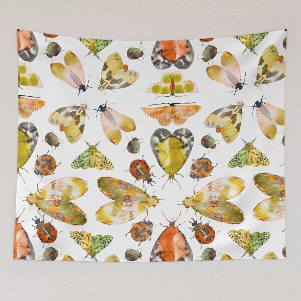 Item preview, Shadow Catalogues Watercolor: Moth & Lady Bugs designed and sold by Jeralyn Victoria.