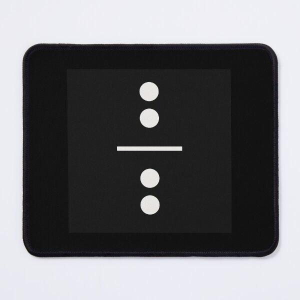 Item preview, Division Domino – Minimalist Math Art | Clever Geometric Symbol Design designed and sold by DailyDrivesct.