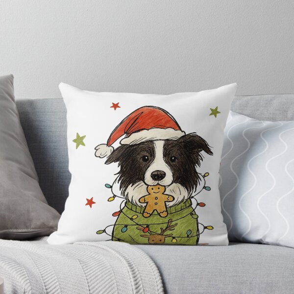 Item preview, Border Collie Christmas designed and sold by Timeless Bond Designs.