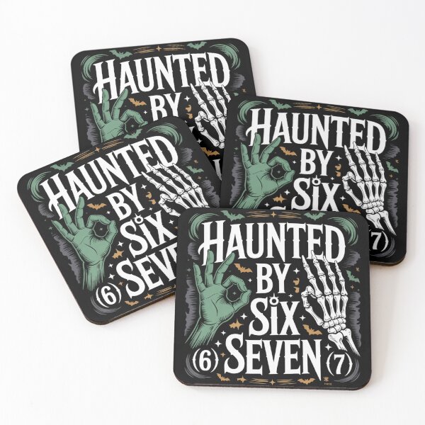 Item preview, Haunted by Six Seven | Spooky Witch & Skeleton Halloween, Classic T-Shirt  designed and sold by podlook.