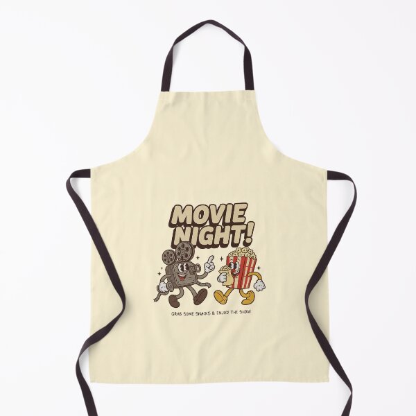 Item preview, Movie Night! Retro Popcorn & Camera Mascot Design designed and sold by HoopeStylee.