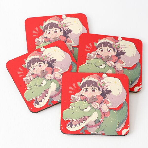 Item preview, Kanao Tsuyuri Christmas Ride With Dinosaur Demon Slayer Anime designed and sold by TorbenKuhano.