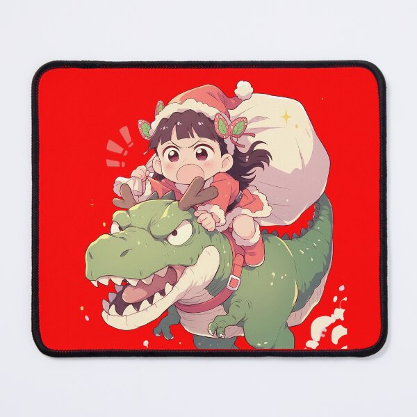 Item preview, Kanao Tsuyuri Christmas Ride With Dinosaur Demon Slayer Anime designed and sold by TorbenKuhano.