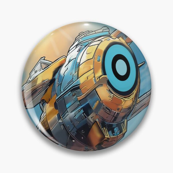 Item preview, Lemon Yellow Spaceship - From Cyber Lemon Collections With Vivid Digital Design designed and sold by Felia001.