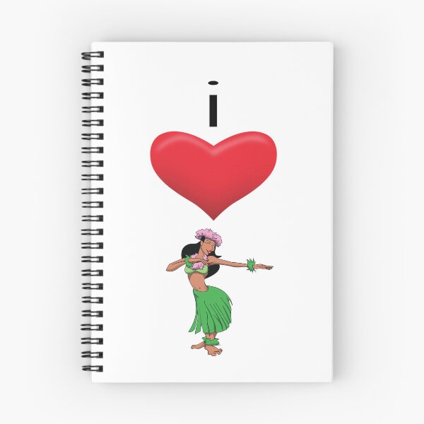 Item preview, I Heart Hula designed and sold by wickedcartoons.