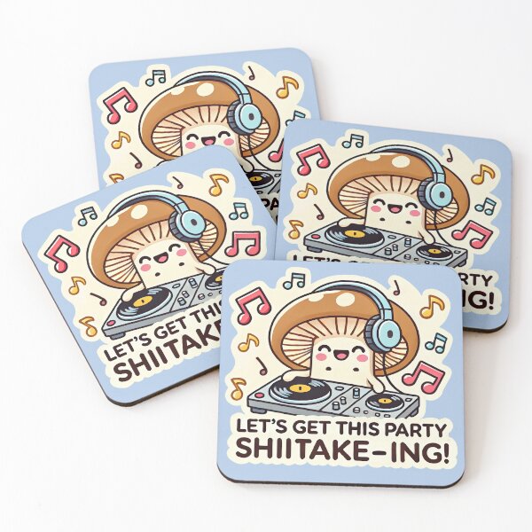 Item preview, Let's Get this Party Shiitake-ing designed and sold by root-n-render.