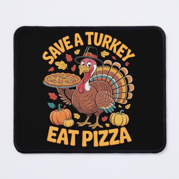 Item preview, Funny Save A Turkey Eat Pizza Thanksgiving Turkey designed and sold by legendaryskins.