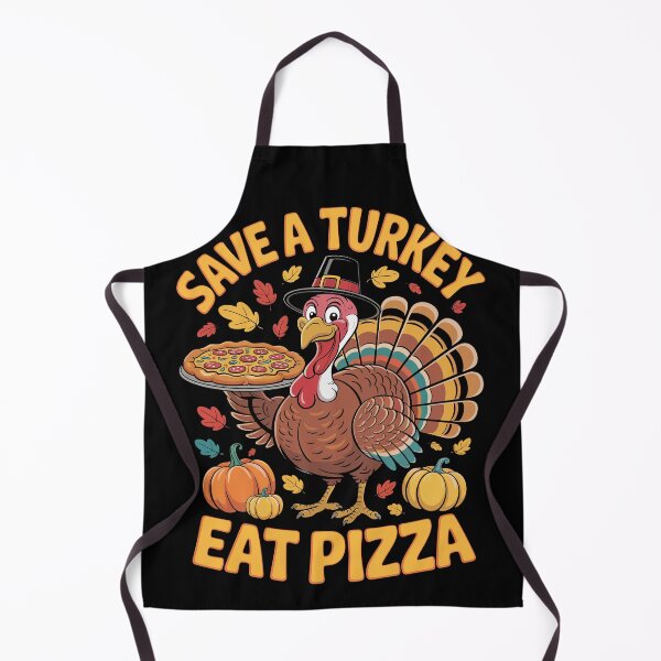 Item preview, Funny Save A Turkey Eat Pizza Thanksgiving Turkey designed and sold by legendaryskins.
