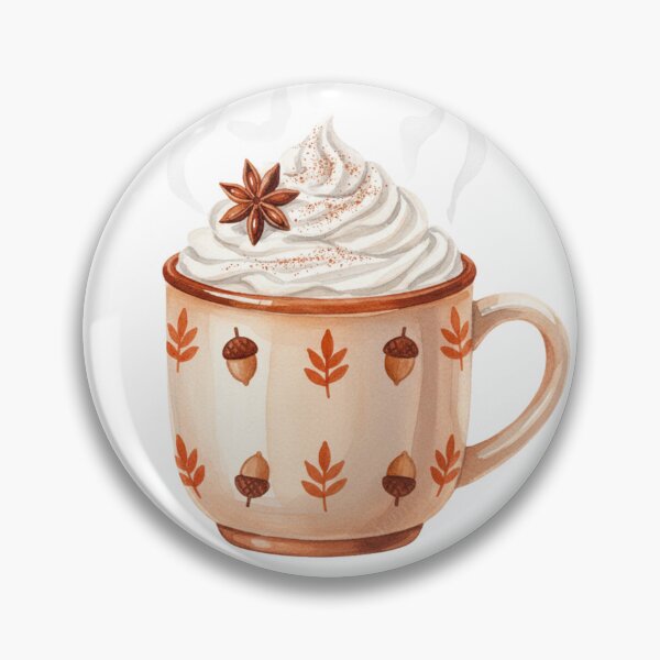 Item preview, Pumpkin Spice Latte in a Ceramic Mug designed and sold by NoraGraceCo.