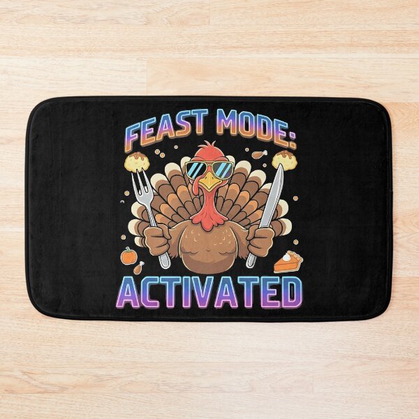 Item preview, thanksgiving funny Feast Mode: Activated designed and sold by Uglyandcute.