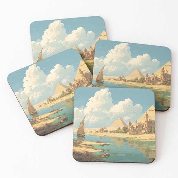 Item preview, Sailing by the Pyramids designed and sold by jeanhuld.