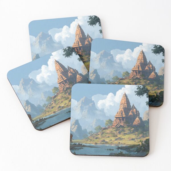 Item preview, Temple of the Red Hills designed and sold by jeanhuld.