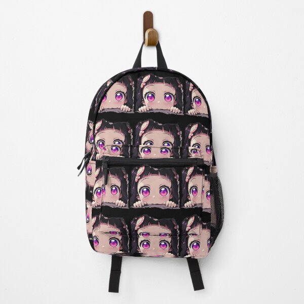 Item preview, Kanao Tsuyuri Demon Slayer Anime Chibi Kawaii Peeking Pink Eyes designed and sold by TorbenKuhano.