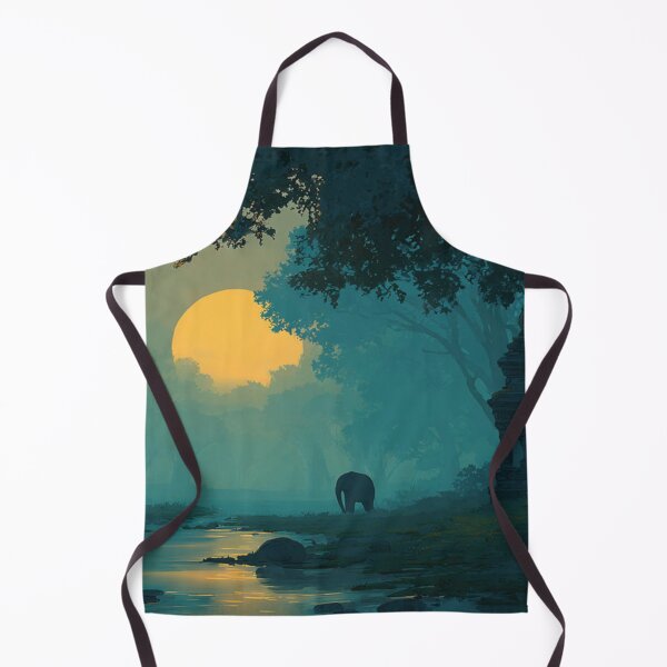 Item preview, Moonrise over the Sacred Forest designed and sold by jeanhuld.