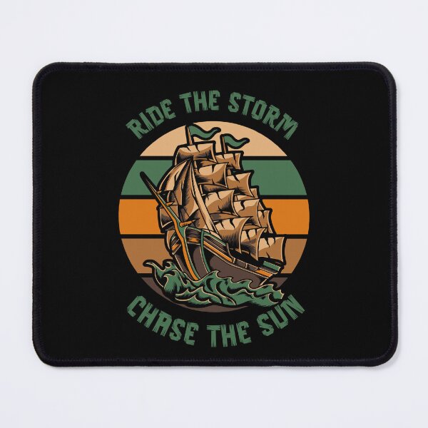 Item preview, Ship Retro Sunset - Ride The Storm Chase The Sun designed and sold by SunsetReverie.