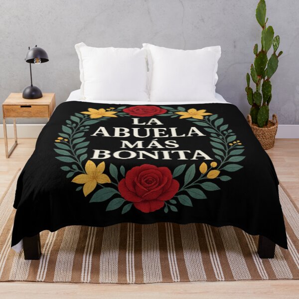 Item preview, La Abuela Más Bonita – Elegant Floral Grandma Tribute T-Shirt designed and sold by DailyDrivesct.