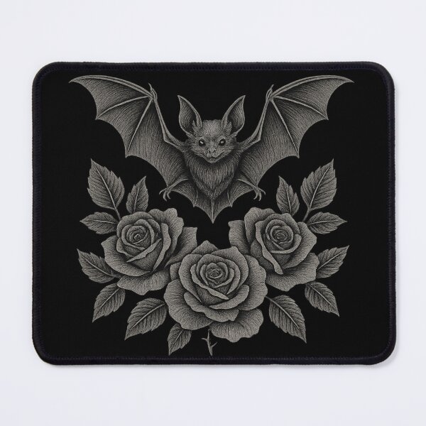 Item preview, Midnight Roses & the Watchful Bat designed and sold by Mouraludia.