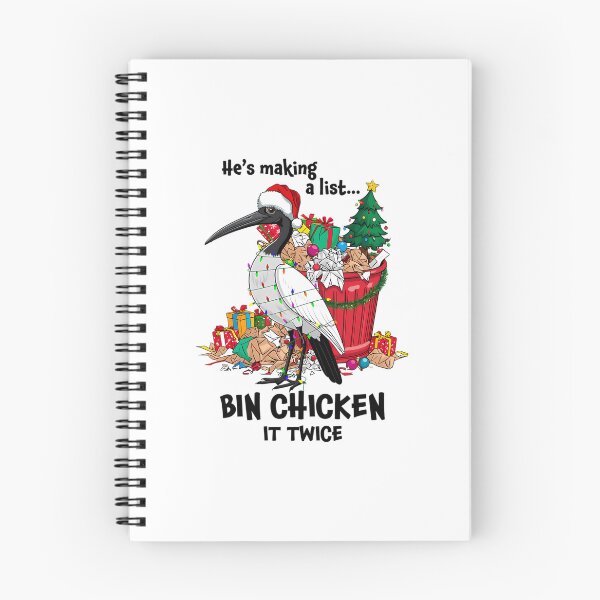 Item preview, He Is Making A List Bin Chicken It Twice - Aussie Xmas Ibis  designed and sold by Laradegroote.