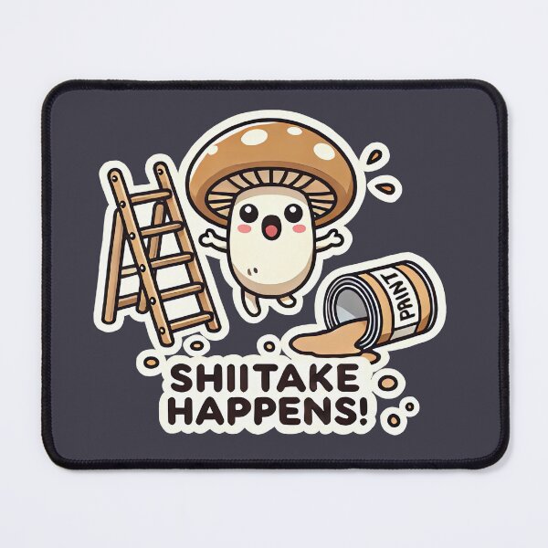Item preview, Shiitake Happens (paint) designed and sold by root-n-render.