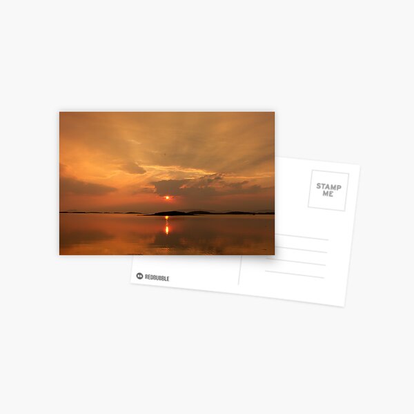 Clew Bay Sunset Postcard