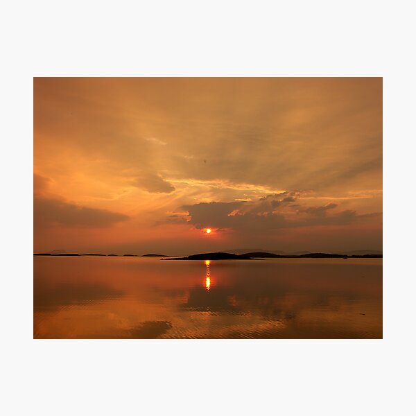 Clew Bay Sunset Photographic Print