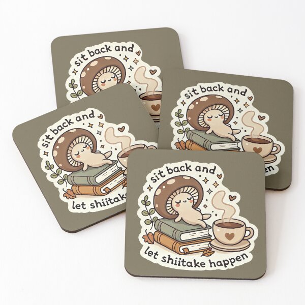 Item preview, Sit Back and Let Shiitake Happen designed and sold by root-n-render.