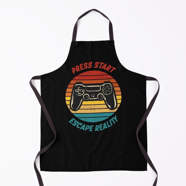 Item preview, Gamer Controller Retro Sunset - Press Start Escape Reality designed and sold by SunsetReverie.