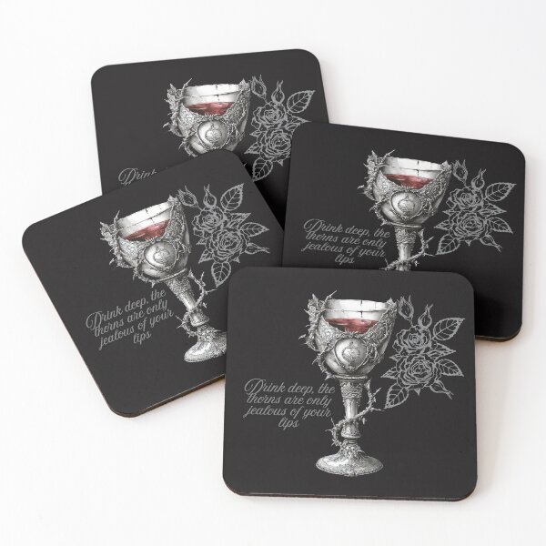 Item preview, Drink Deep (The Thorns Are Only Jealous of Your Lips) designed and sold by Mouraludia.