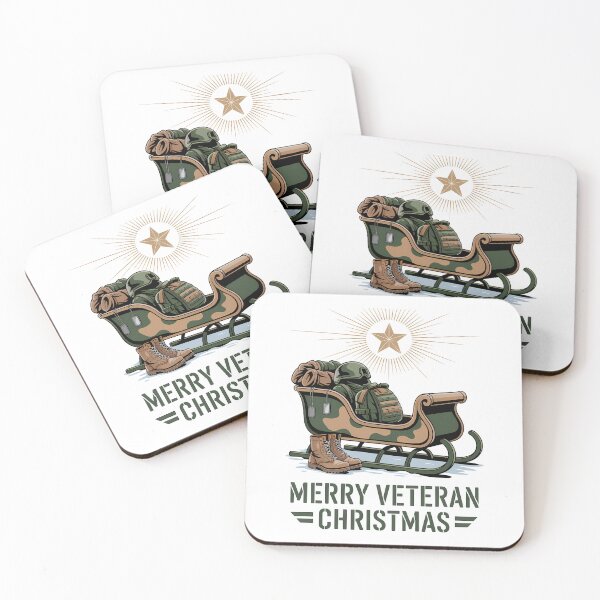 Item preview, Merry Veteran Christmas Veteran Sleigh Camo Boots veteran gift designed and sold by BernoNickel.