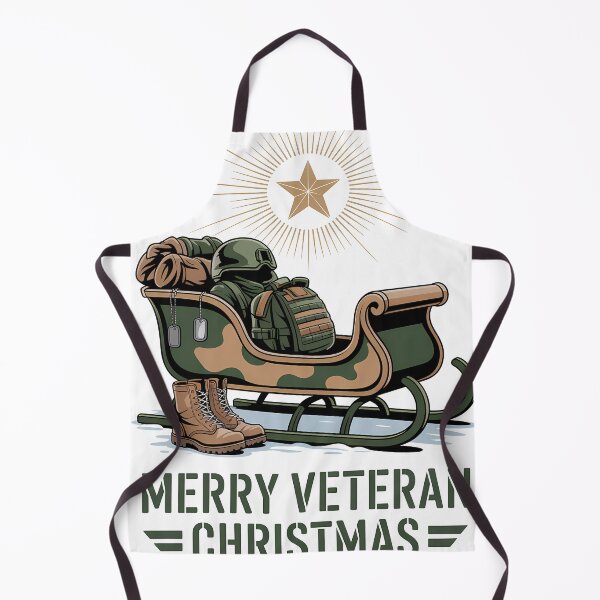 Item preview, Merry Veteran Christmas Veteran Sleigh Camo Boots veteran gift designed and sold by BernoNickel.