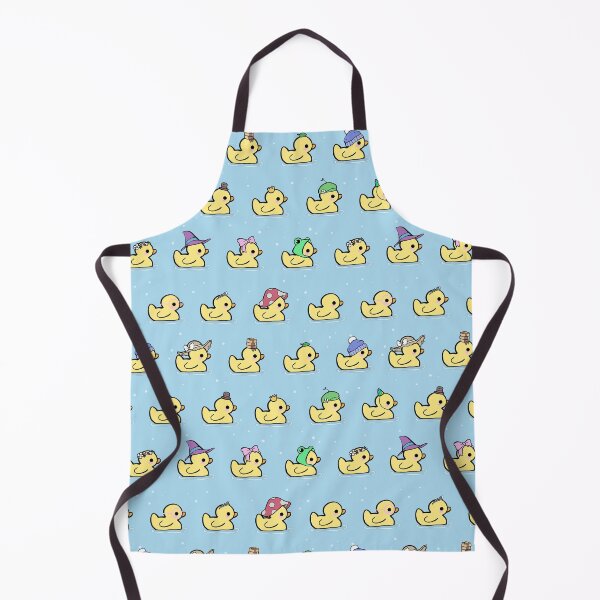 Item preview, Swimming Ducks with Hats Seamless Pattern Design designed and sold by pastelcafe.