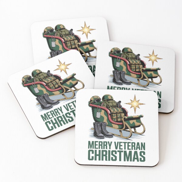 Item preview, Merry Veteran Christmas Veteran Sleigh Camo Boots army christmas designed and sold by BernoNickel.
