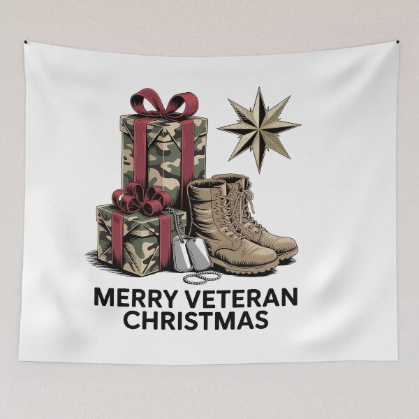 Item preview, Merry Veteran Christmas Veteran Christmas Gift Camo Boots designed and sold by BernoNickel.
