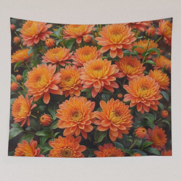 Artikelvorschau, Geburtsblumen nach Monat November. Geburtsblume der Chrysantheme. Orangefarbene Chrysanthemen. Orangefarbene Blumen. Bunte Blumen. Orangefarbene Chrysanthemen. Herbst-Chrysanthemen entworfen und verkauft von PlaceToBuyGifts.
