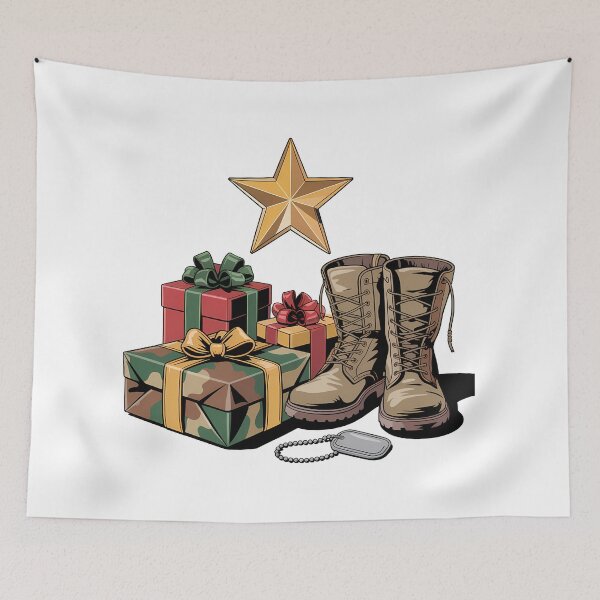 Item preview, Merry Veteran Christmas Veteran Christmas Gift Camo Boots military gift designed and sold by BernoNickel.