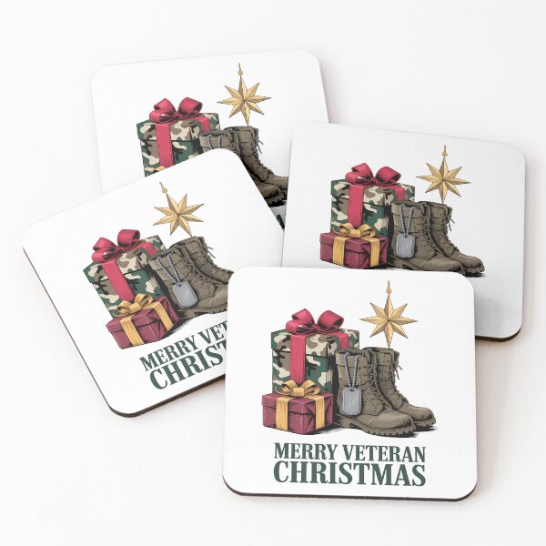 Item preview, Copy of Merry Veteran Christmas Veteran Christmas Gift Camo Boots Army Gift designed and sold by BernoNickel.