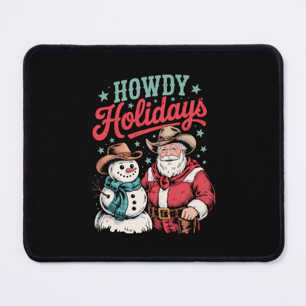 Item preview, Howdy Holiday Gingerbread Cowboy Santa Christmas Western designed and sold by Adrienboulang.