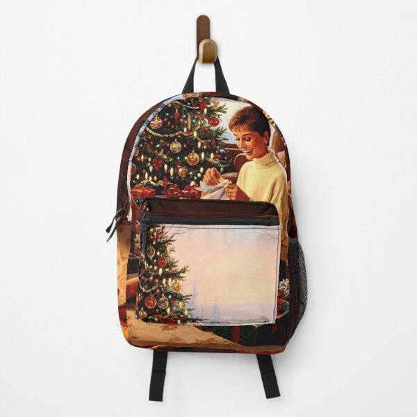 Item preview, Audrey Hepburn's Cozy Christmas: Unwrapping Gifts by a Snowy Window | Hollywood Holidays designed and sold by Art's Diner.