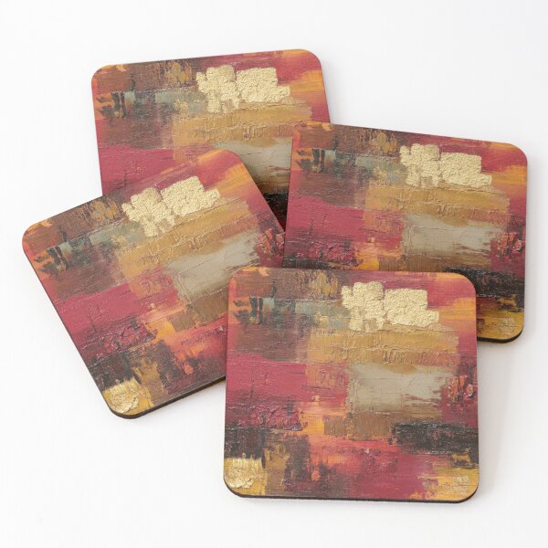 Item preview, Autumn Sunset Colors Broad Brush Strokes Abstract Painting designed and sold by DEC02.