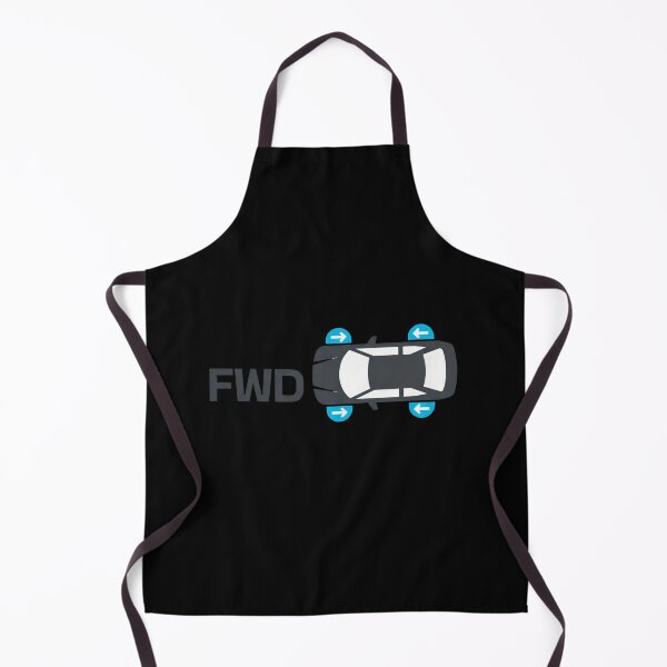 Item preview, Minimalist FWD Car Diagram T-Shirt - Front Wheel Drive Layout Design designed and sold by nhstaruna.