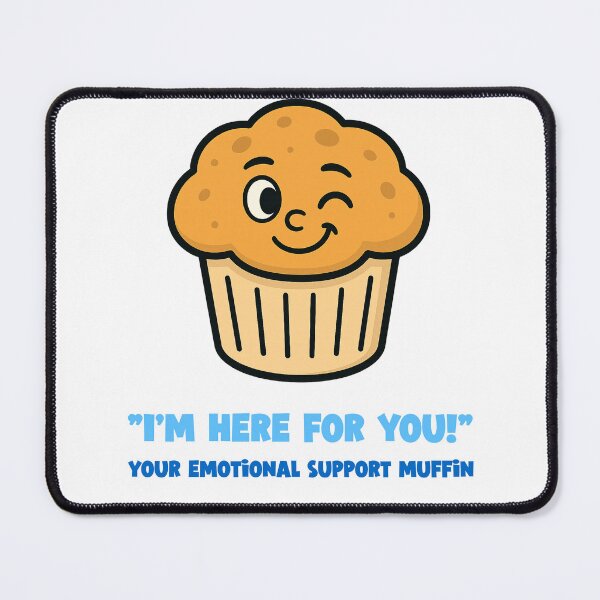 Item preview, I'm Here for You! Your Emotional Support Muffin designed and sold by AEMcTees.
