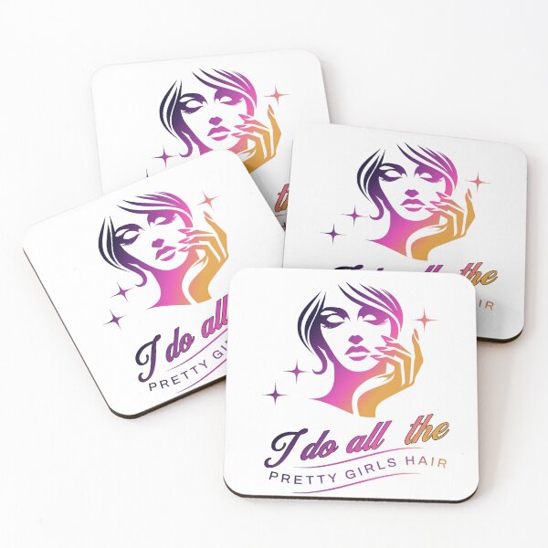 Item preview, I Do All Pretty Girls’ Hair Hairstylist Quote Cute Salon Professional Design designed and sold by Winarrts.