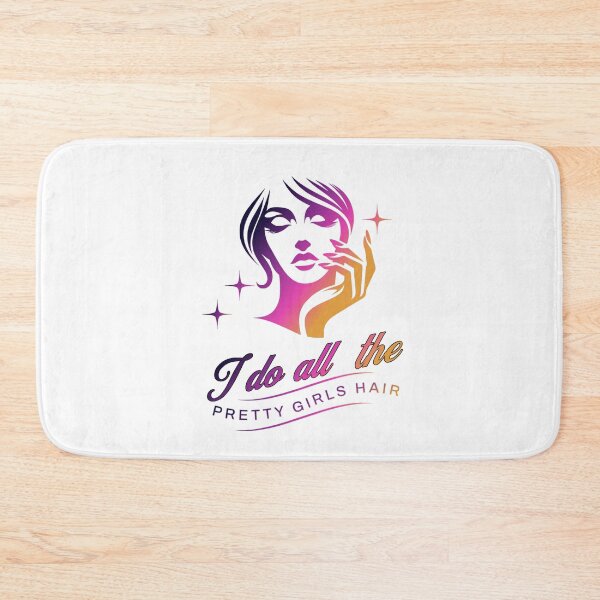 Item preview, I Do All Pretty Girls’ Hair Hairstylist Quote Cute Salon Professional Design designed and sold by Winarrts.