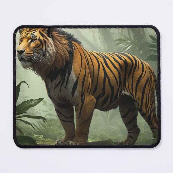 Item preview, Majestic Tiger in the Misty Jungle designed and sold by henderphal.